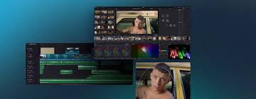 DaVinci Resolve 19 interface — video editing timeline on Windows